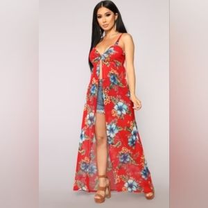 New Fashion Nova Maxi top 2x